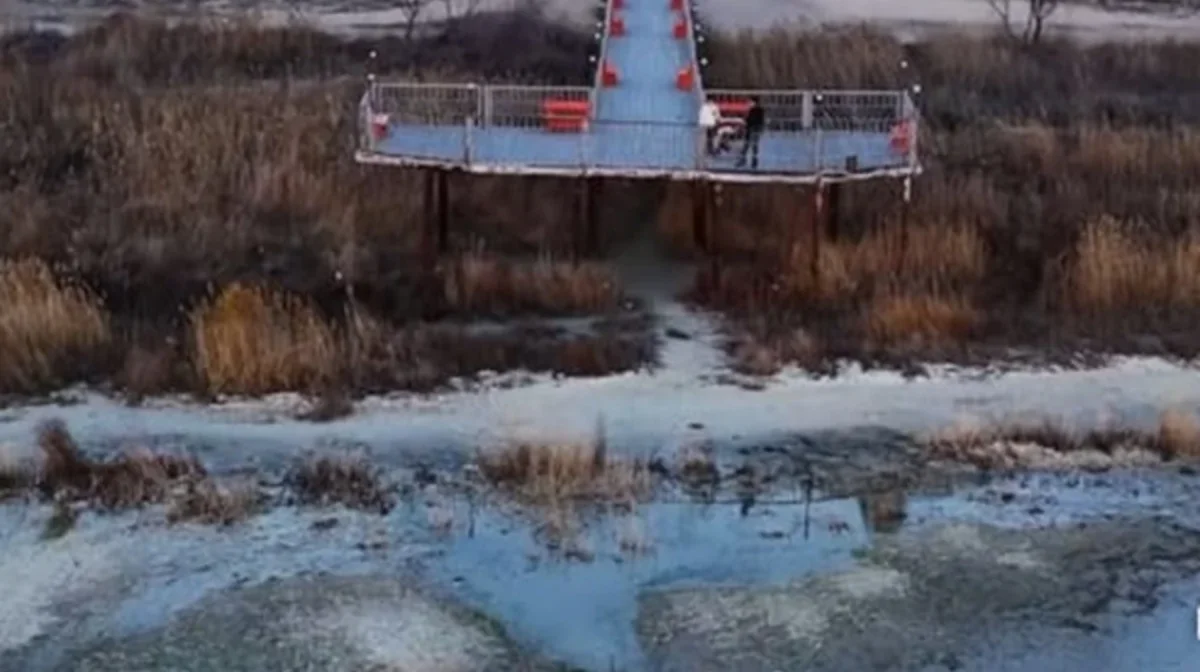 Каспий продолжает уходить: масштабы обмеления сняли с дрона в Актау