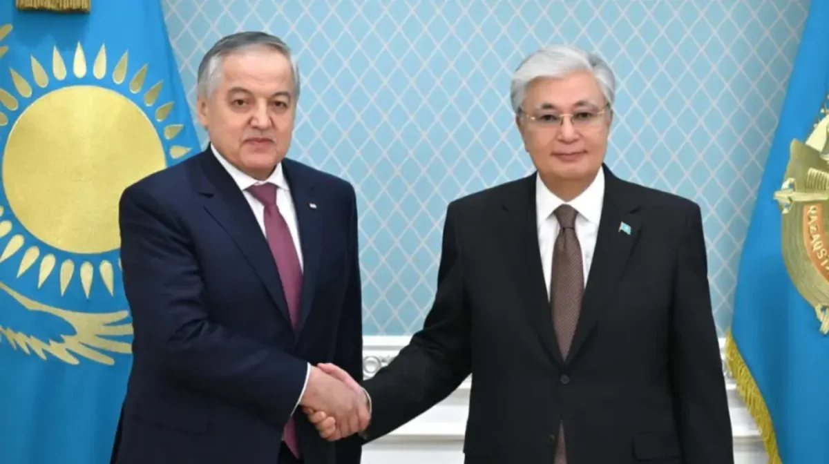 Тоқаев Тәжікстанның сыртқы істер министрін қабылдады