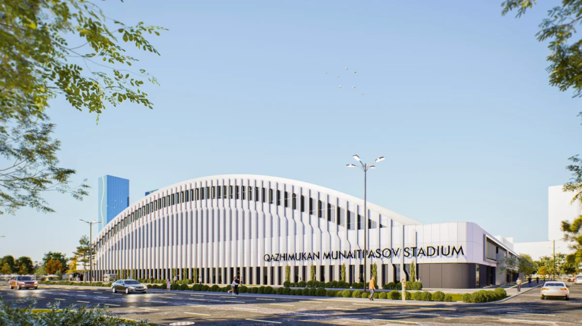 Новое здание стадиона / Эскиз акимата Астаны