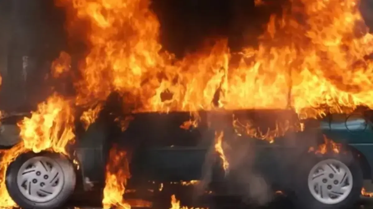 Алматы облысында өртенген көлік ішінен мәйіт табылды