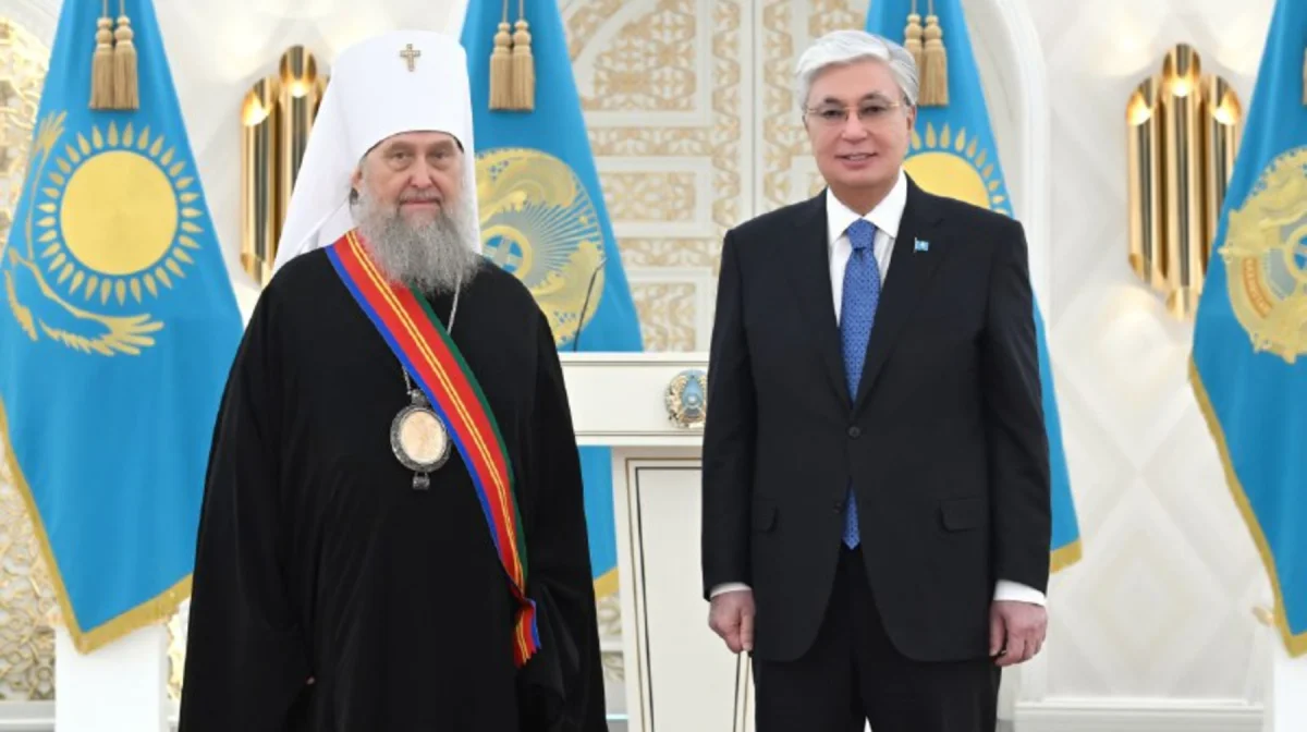 Президент митрополит Александрды I дәрежелі «Достық» орденімен марапаттады