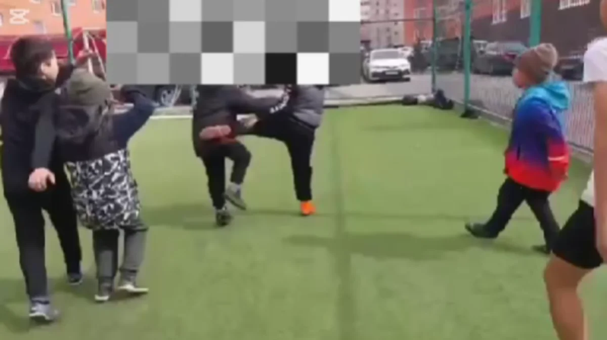 Павлодарда бір топ бала 7 жасар баланы ұрып-соққан (ВИДЕО)