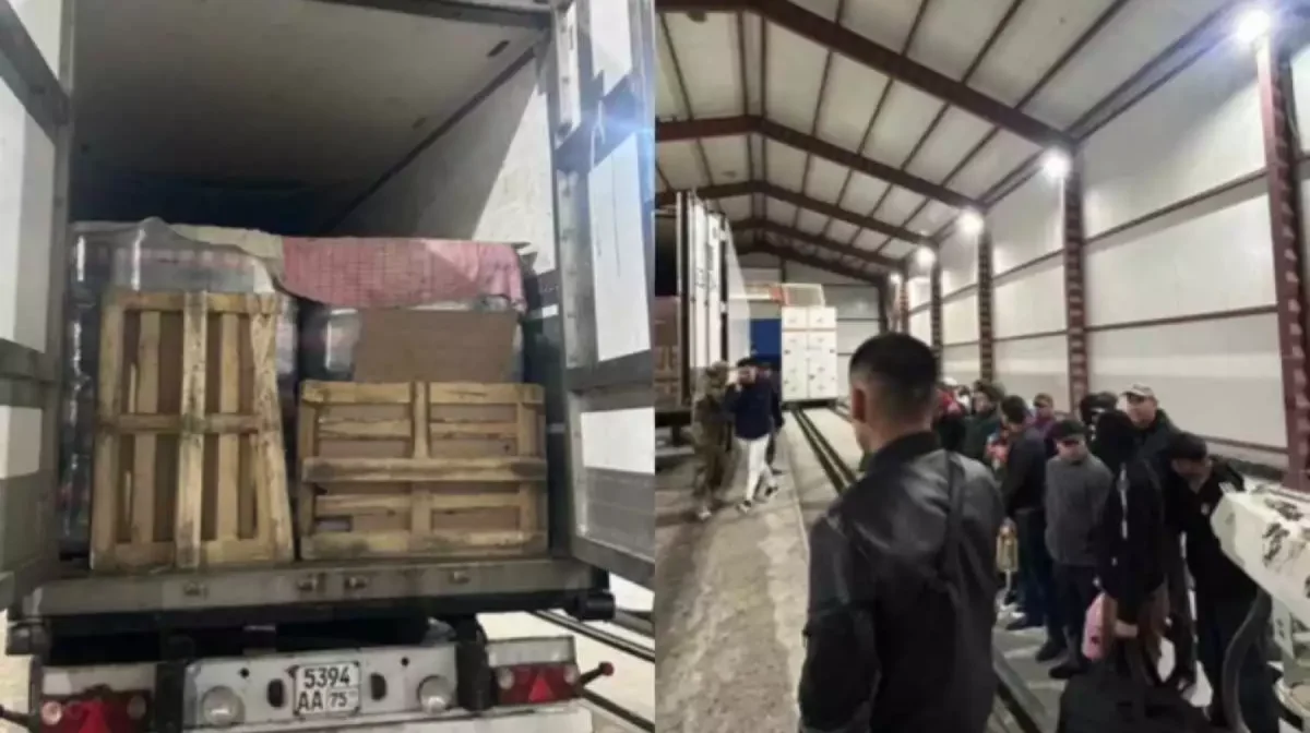 Coca-Cola сусындарының арасына тығылған: Ақтөбеде шекарадан өтпек болған заңсыз мигранттар ұсталды