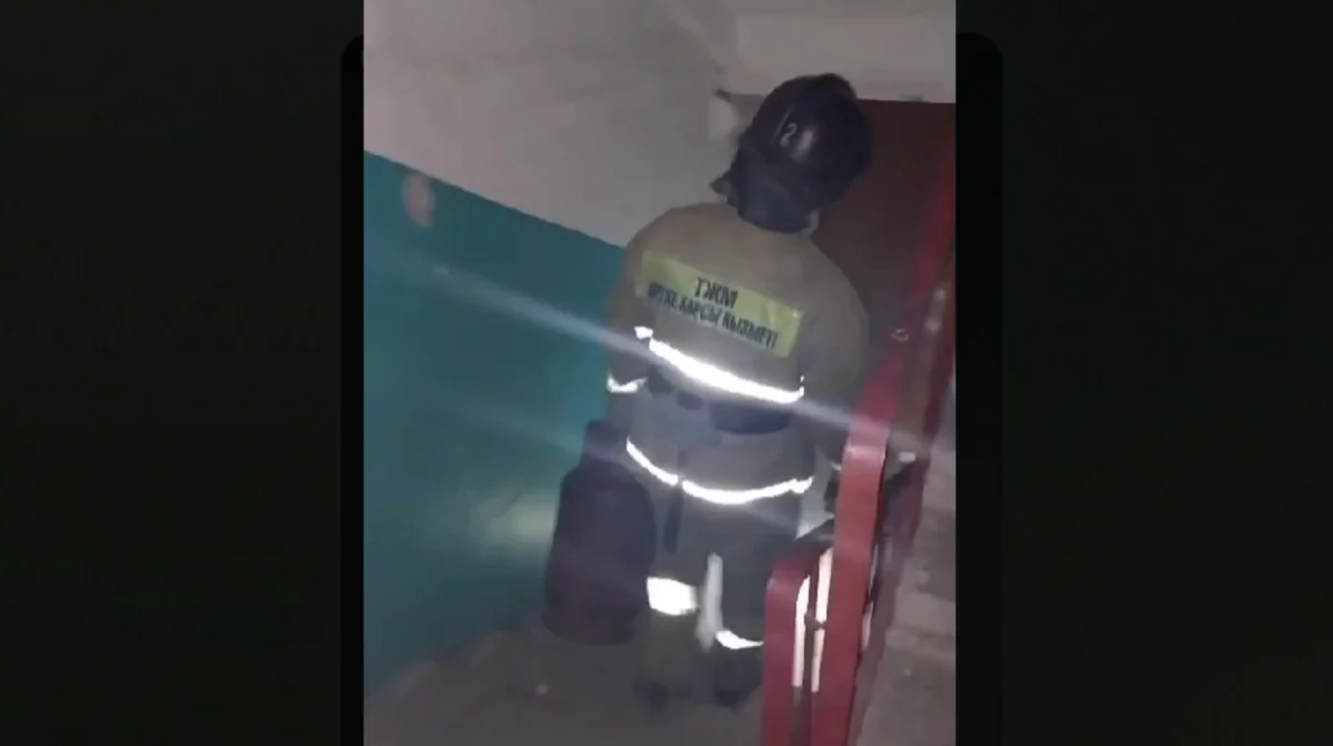 Қарағанды облысында өрттен ер адам құтқарылды