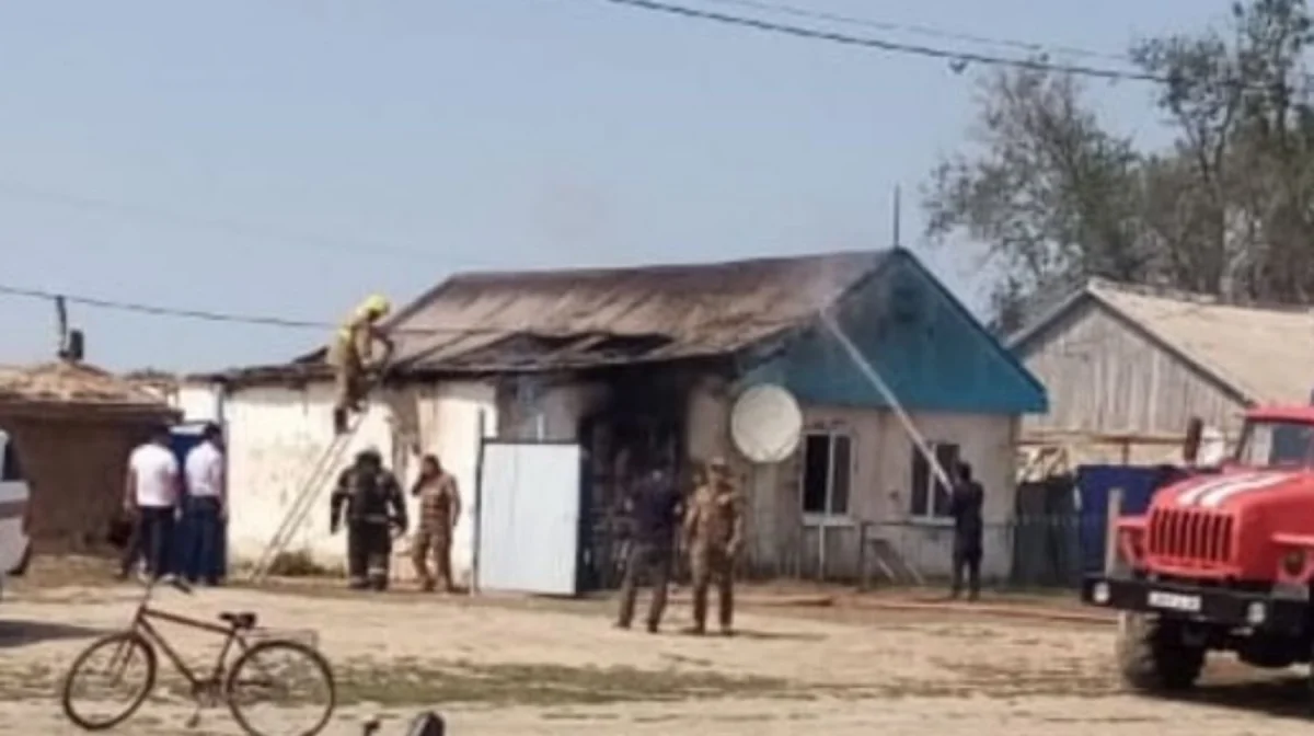 БҚО-да жер үй өртеніп, бір үйдің бес баласы қаза тапты