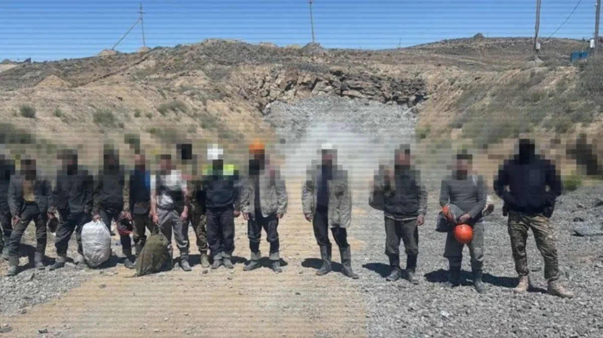 Жамбыл облысында алтынды заңсыз өндіргендер ұсталды