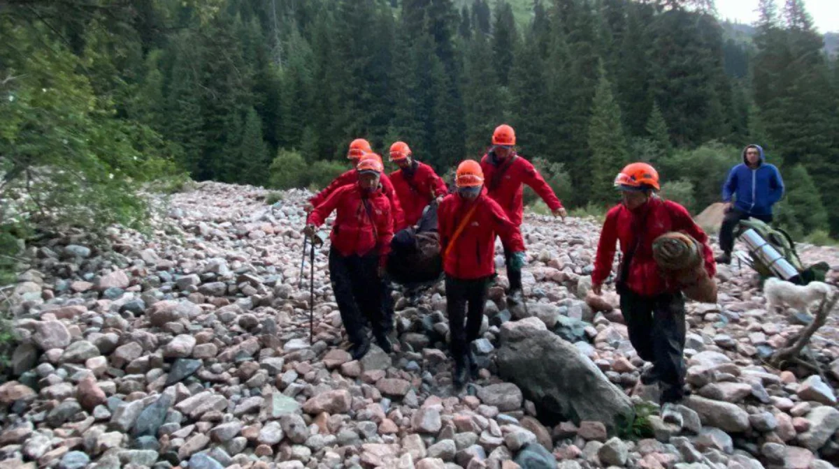 Алматы облысында тауда жарақат алған ер адам құтқарылды