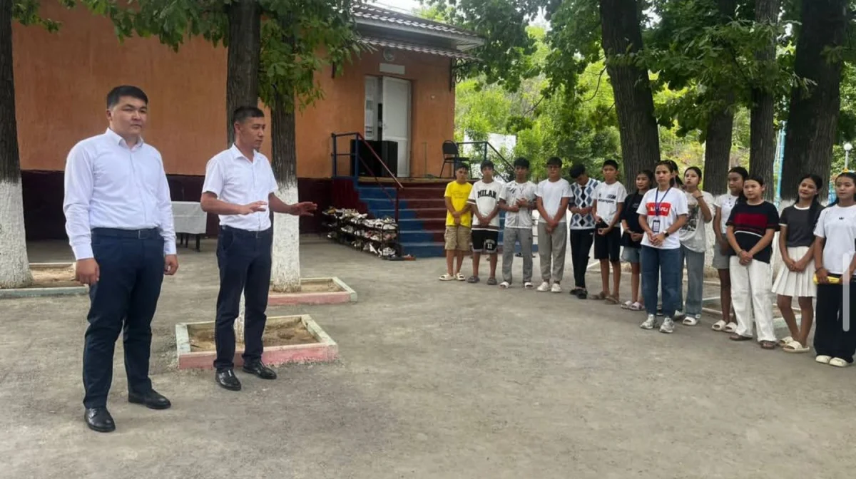 Экстремизм және терроризммен күрес: Түркістандағы балалар лагерінде түсіндіру жұмыстары жүргізілді