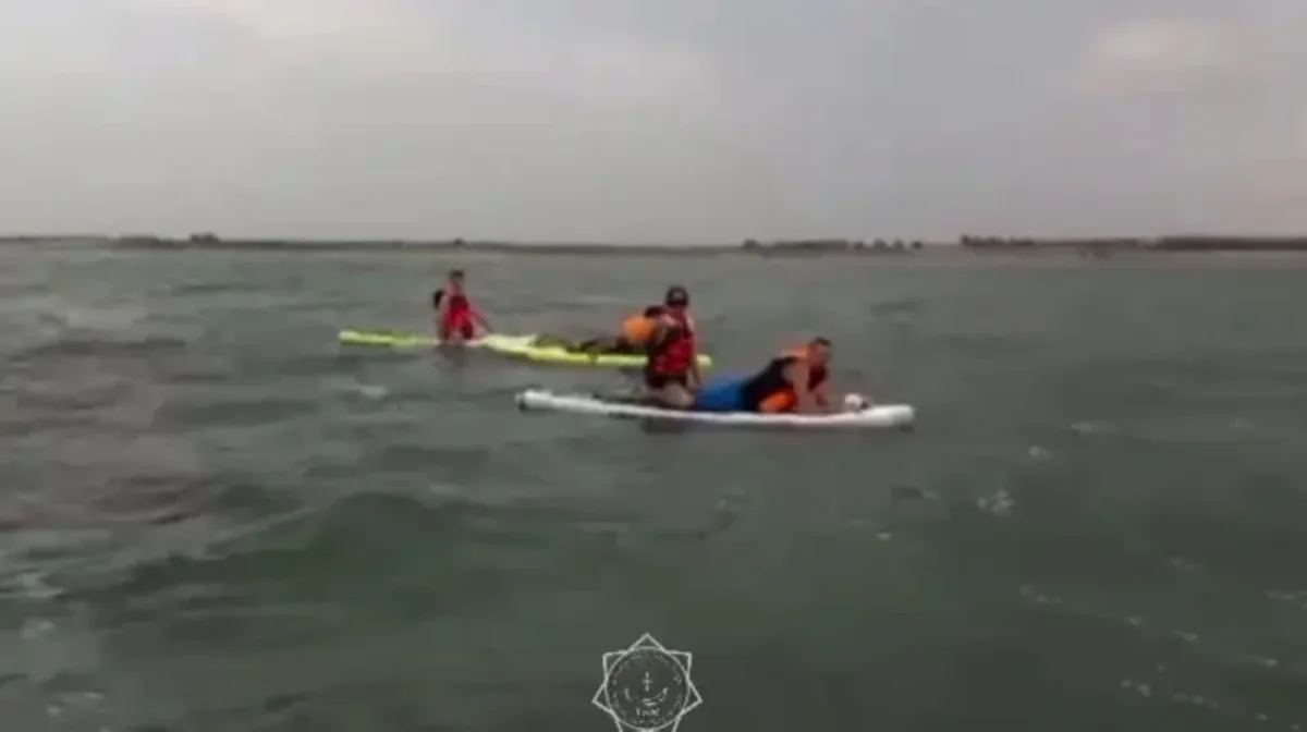 Қапшағай су қоймасында 32 адам құтқарылды