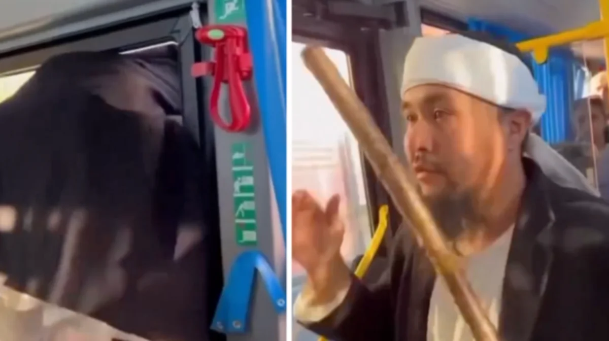 «Автобустың терезесінен қашқан»: Ақтөбе мешітінде интим ұсынған ер адамның жаңа видеосы тарады