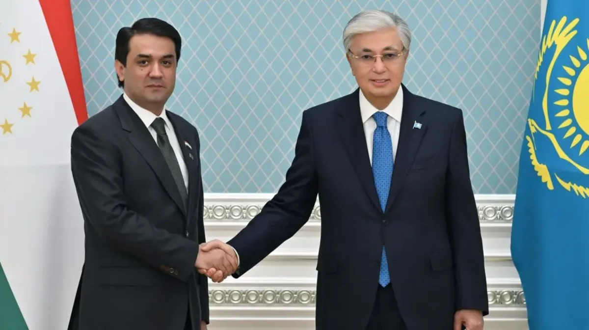Тоқаев Тәжікстанмен екіжақты ынтымақтастықтың даму қарқынына жоғары баға берді