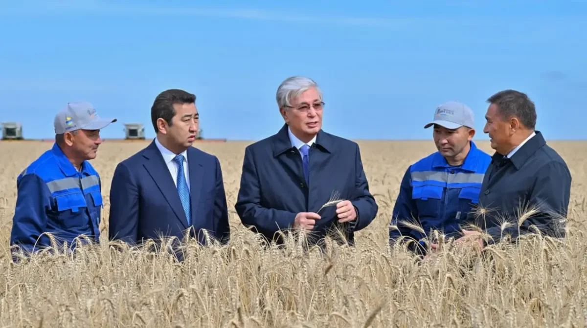 Тоқаев Ақмола облысындағы егін жинау науқанымен танысты