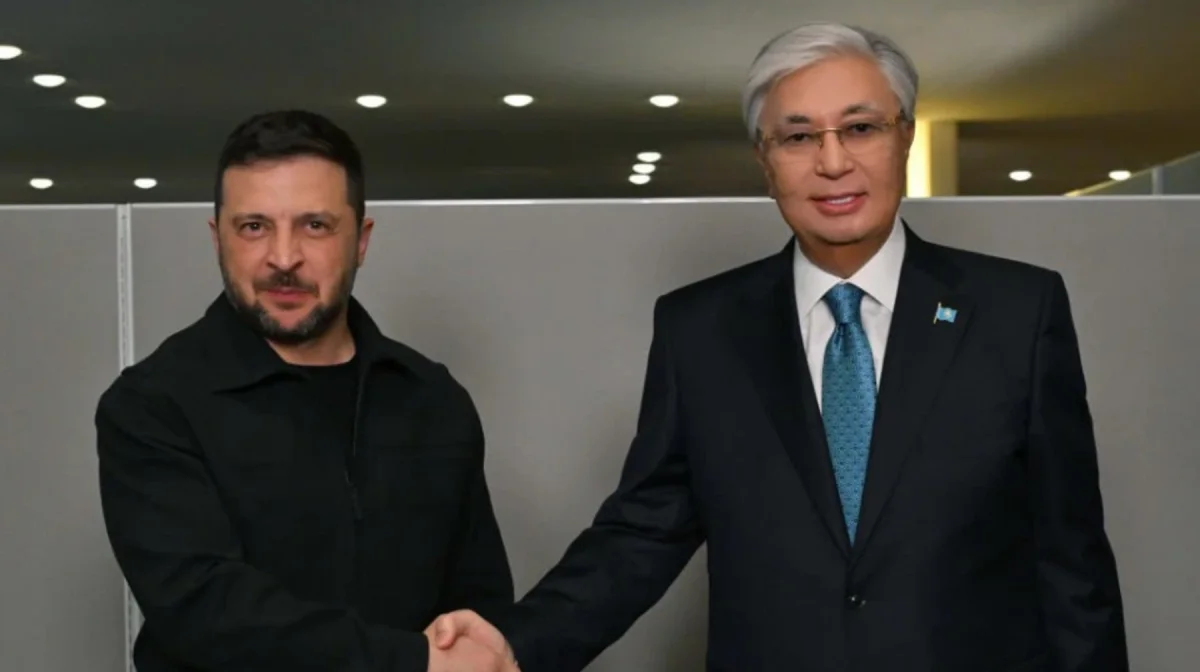 Зеленский Тоқаевпен кездесуден кейін мәлімдеме жасады
