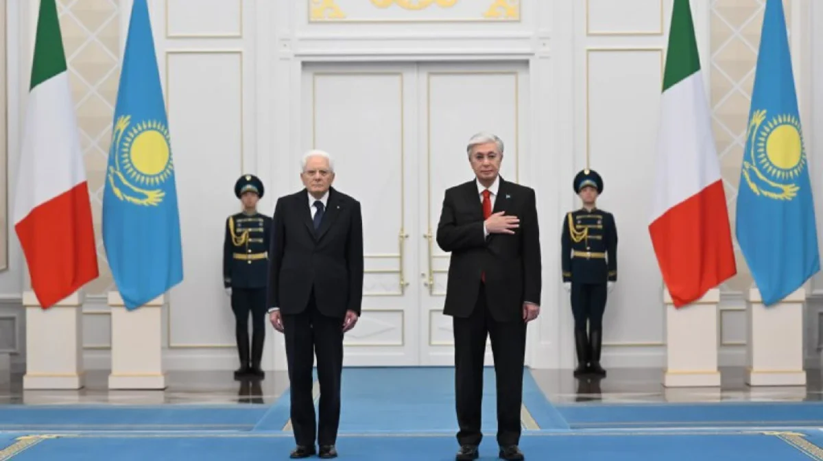 Тоқаев Ақордада Италия президентін қарсы алды