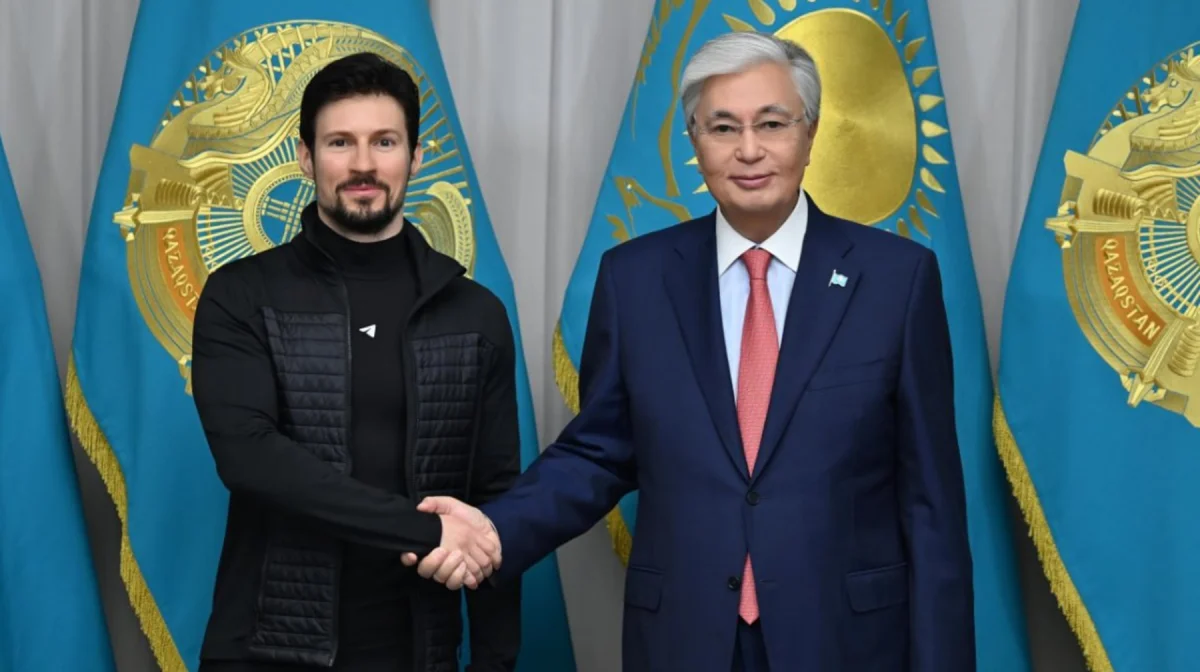 Тоқаев Telegram-ның негізін қалаушы Павел Дуровты қабылдады