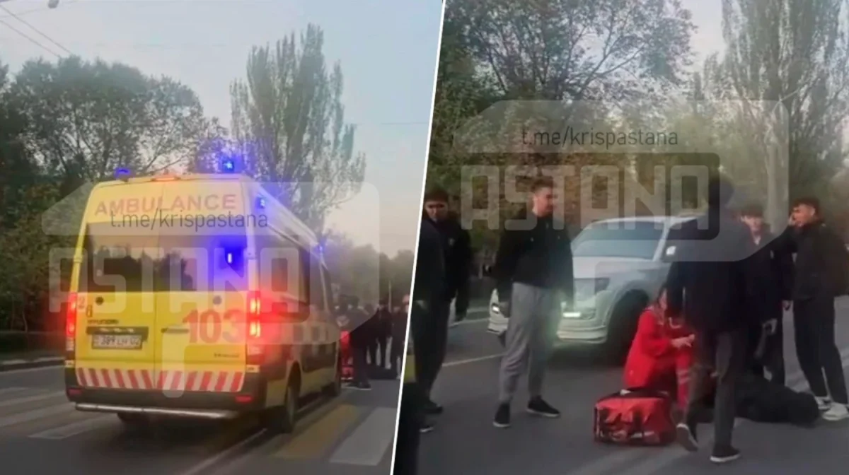 Алматыда жедел жәрдем көлігі жасөспірімді қағып кетті