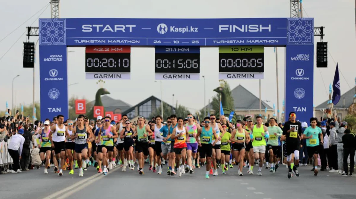Turkistan marathon шетелдік қатысушылар саны бойынша рекорд орнатты