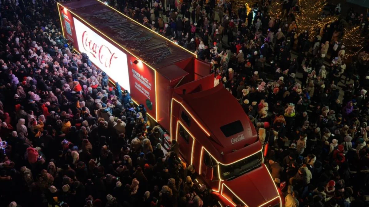 Coca-Cola жаңажылдық керуені алғаш рет Қонаевқа табан тіреді