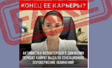 Фейковое интервью с Перизат Кайрат опубликовано в Сети