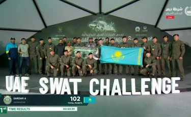 Золотую медаль завоевали казахстанские спецназовцы на SWAT Challenge в Дубае