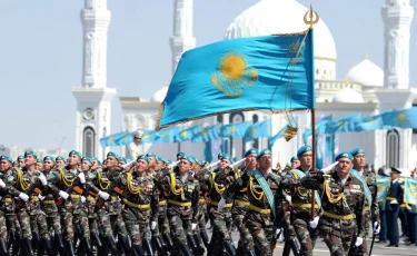 Астанада Жеңістің 80 жылдығына арналған әскери парад өтіп жатыр