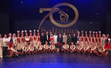 «Салтанат» би ансамбліне 70 жыл: осыған орай ұйымдастырылған би керуені  оңтүстіктен бастау алды