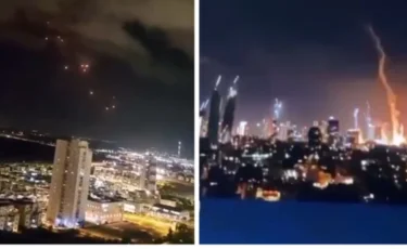 Иран Израильге соққы жасап, 300-ге жуық баллистикалық зымыран ұшырды