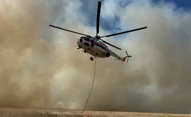 «Ақжайық» резерватындағы өрт 1,5 мың гектар аумаққа тарады