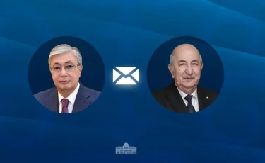 Касым-Жомарт Токаев поздравил Президента Алжира с Днем независимости