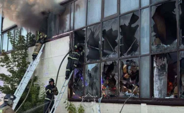 Астанада «Биг Шанхай» базарында болған ірі өрт: зардап шеккендерге көмек штабы ашылды