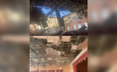 Маңғыстау облысында 15 жыл бұрын салынған мектептің шатыры опырылып түсті (видео)