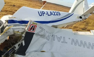 Шұғыл: Астана маңында ұшақ құлады