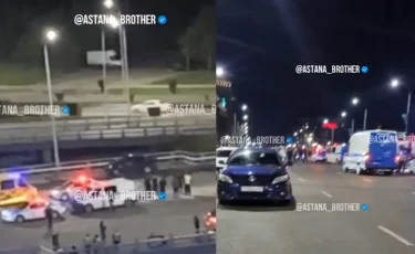 Астанада жол жөндеп жүрген жұмысшыларды көлік қағып кетті