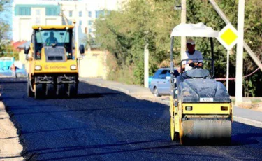 Түркістан қаласының жолдары жаңарып жатыр