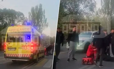 Алматыда жедел жәрдем көлігі жасөспірімді қағып кетті