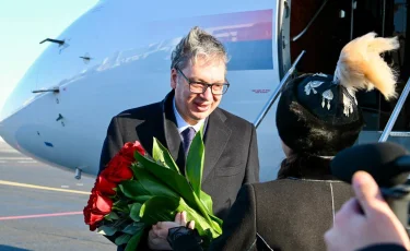 Президент Сербии Александр Вучич прибыл в Астану