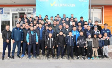 Түркістан облысы: бокстан ел құрамасының спортшылары референдумда өз таңдауларын жасады