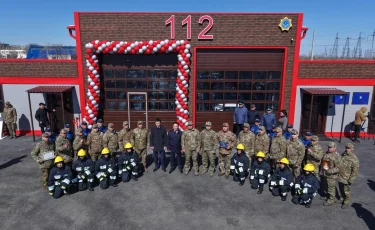 ТЖМ басшысы Солнечный кентінде жаңа өрт сөндіру бекетін ашты
