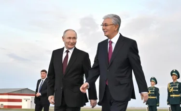 Владимир Путин Қазақстанға мемлекеттік сапармен келді