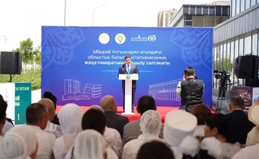 Түркістанда 226 мыңнан астам кітап қоры бар заманауи балалар кітапханасы ашылды