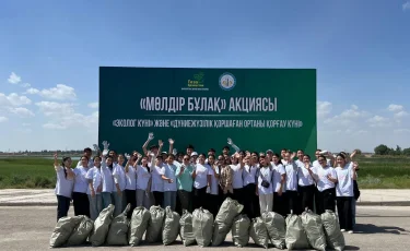 Қызылордада «Мөлдір бұлақ» экологиялық акциясы өтті