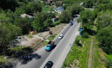 Текеліде ең ұзын Қонаев көшесінің жөндеу жұмыстары аяқталды