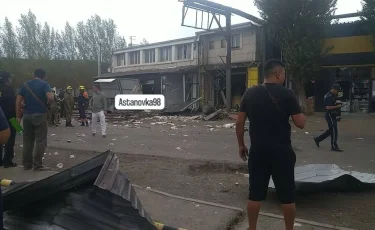 Астанадағы дәмханада газ баллоны жарылды