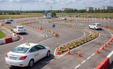Қарағандыда автодромда ескерту жасаған нұсқаушыны ер адам ұрып кеткен