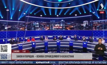 7 партия, 14 спикер: Jibek Joly телеарнасында сайлауалды командалық дебат басталды