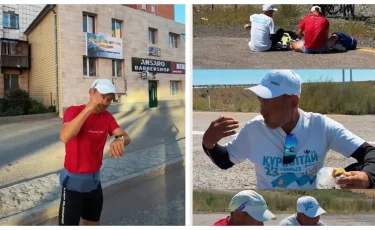 Бір күнде 130 шақырым: Ақсу-Аюлы «Құрылтайға жол» қатысушыларын салтанатты түрде қарсы алды