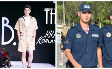 Бір кездері Pierre Cardin моделi болған қазақ жігіті әскерде жүр (ВИДЕО)
