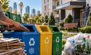 Сдавай мусор — ремонтируй дом: в Казахстане предложили новую систему